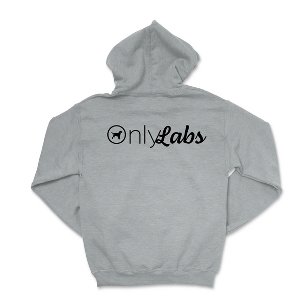 Second Chance Bird Dog | Only Labs Heavy Blend Hoodie | Mens